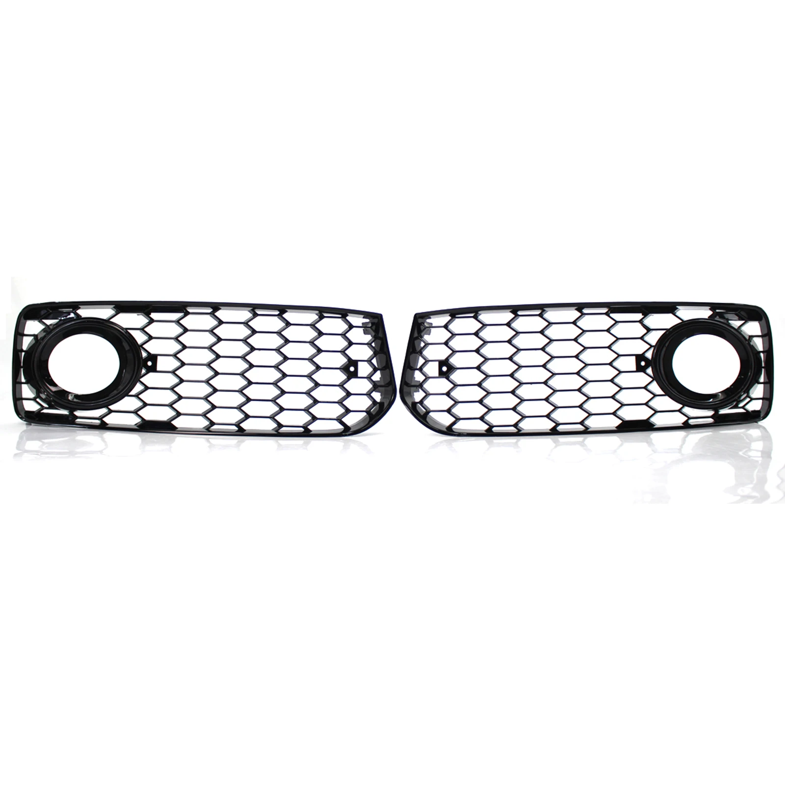 Car Fog Lamp Cover Honeycomb Hex Front  Light Grille Grill For  Audi A5 S-Line / S5 B8 RS5 2008 2009 2010 2011 2012