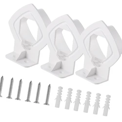 Wall Mount Bracket Stand Holder for Linksys Velop Tri-band Whole Home WiFi Mesh System, White 3 Pack