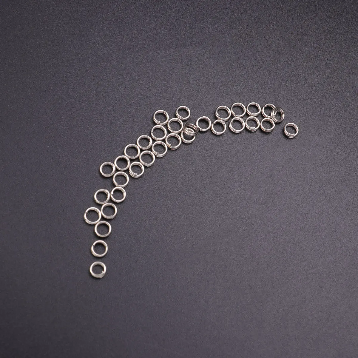 

100G 4-10Mm Iron Circle Rings Set Rustproof Diy Accessories For Jewelry Making Crafts Key Chains Belts Backpacks Silver