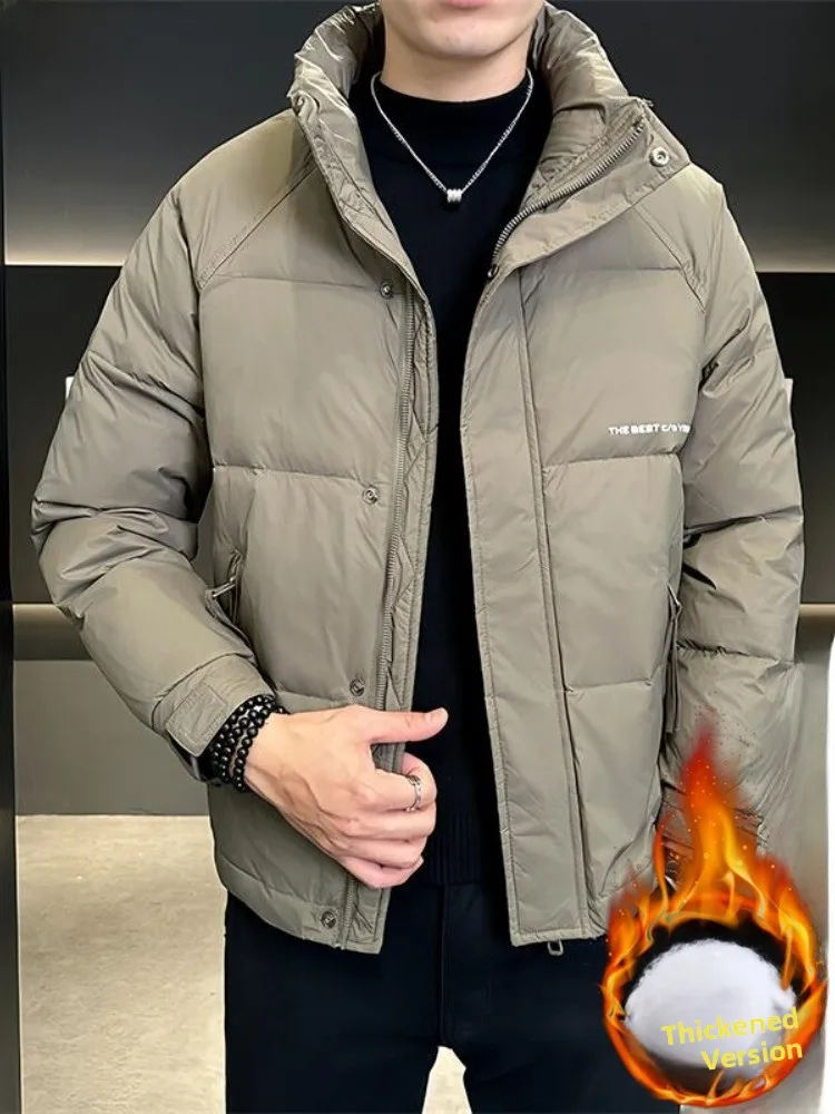 

Paul Мужская зимняя теплая хлопковая куртка с воротником-стойкой, рабочая одежда с пуховым наполнителем, спортивное модное хлопковое пальто, молодежное пальто