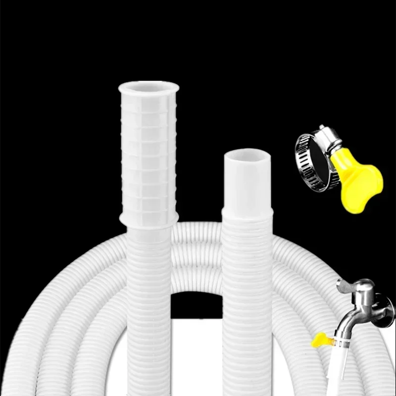 Flexible Air conditioning drain hose Water Inlet Extension Pipe Washing Machine Faucet Connector Bathroom Kitchen Accessories