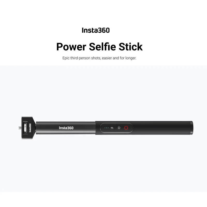 4500mAh Original Insta360 X4 Go 3 Ace Pro X3 Power Selfie Stick For Insta360 ONE X2 RS 1-Inch Editon Remote Control Accessories