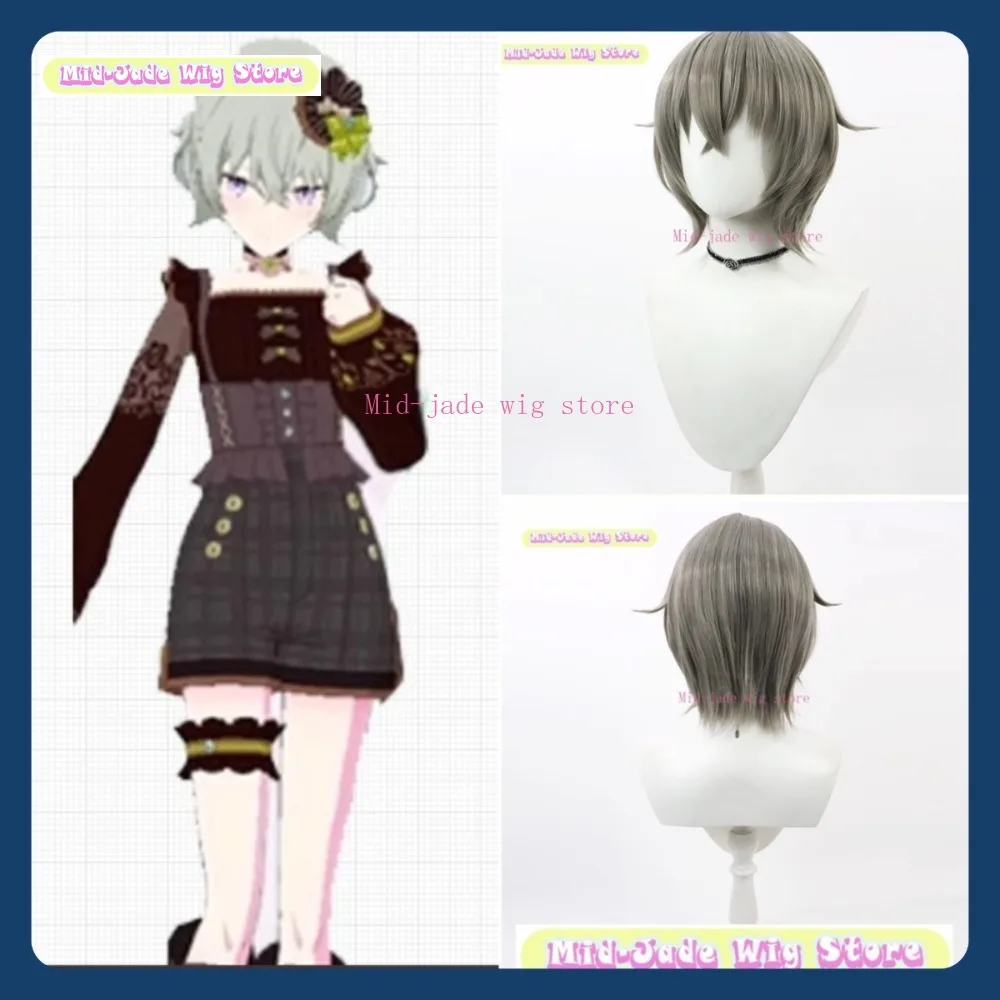 

Mid-jade Wig Store Project SEKAI Kusanagi Nene Short Hair Cosplay Wig Anime Game Role Playing Synthetic Hair Halloween Party