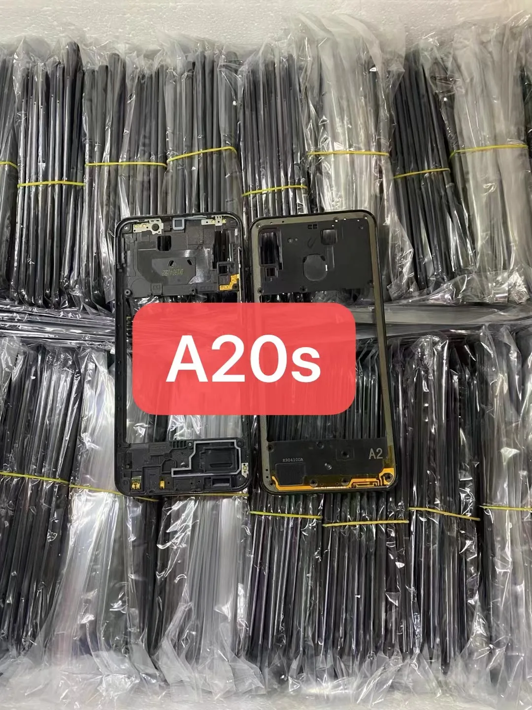 A20s Middle Frame For Samsung Galaxy A20s A207 A207F A207M Middle Frame Bezel Housing Case A20s Battery Back Cover Rear Door Par