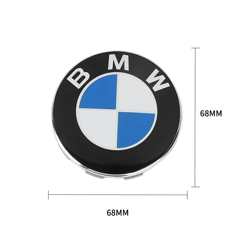 4 stuks 68mm 56mm auto wielnaaf center cover modificatie accessoires, geschikt voor BMW E36 E39 E46F30 G20 G21 G30E60 E90 E90 F10