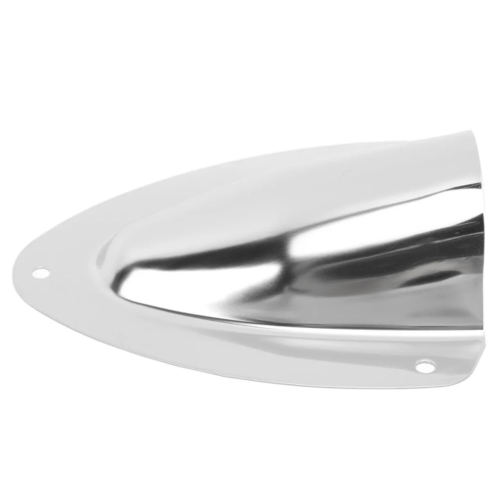 1 Pair 316 Stainless Steel Clam Shell Vent Silver Wire Cable Cover Marine Wire Cable Vent Cover Vent Cover Yacht Boats
