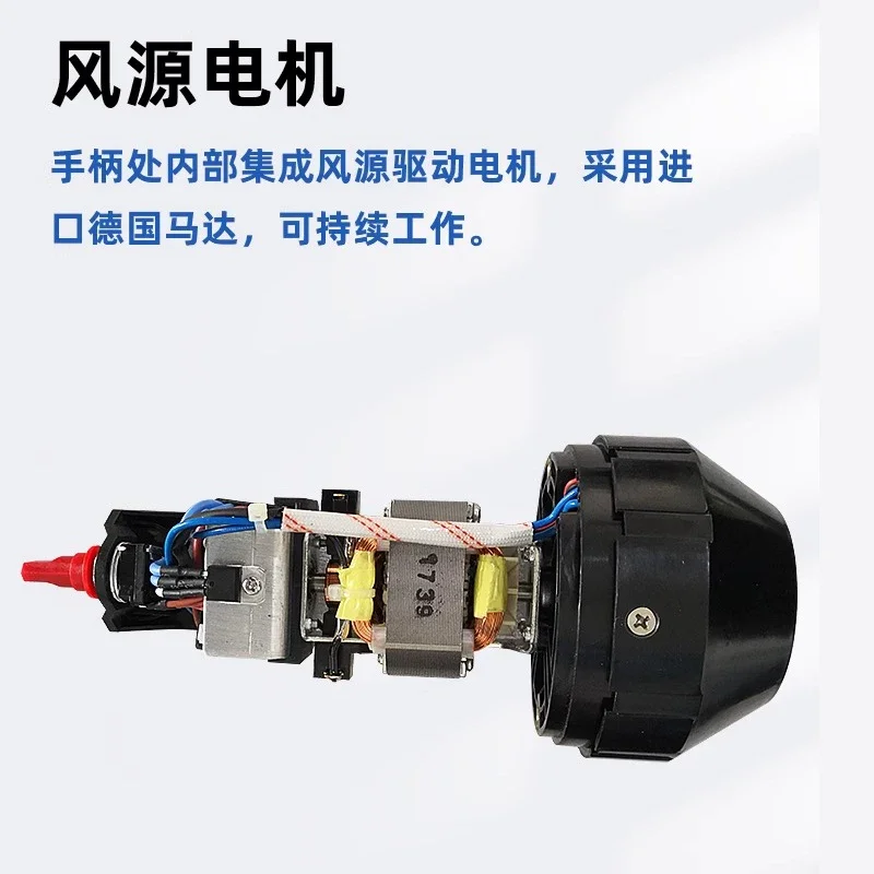 Lesite LST2000 split hot air welding gun plastic pvc floor pe welding rod pp hot melt gun