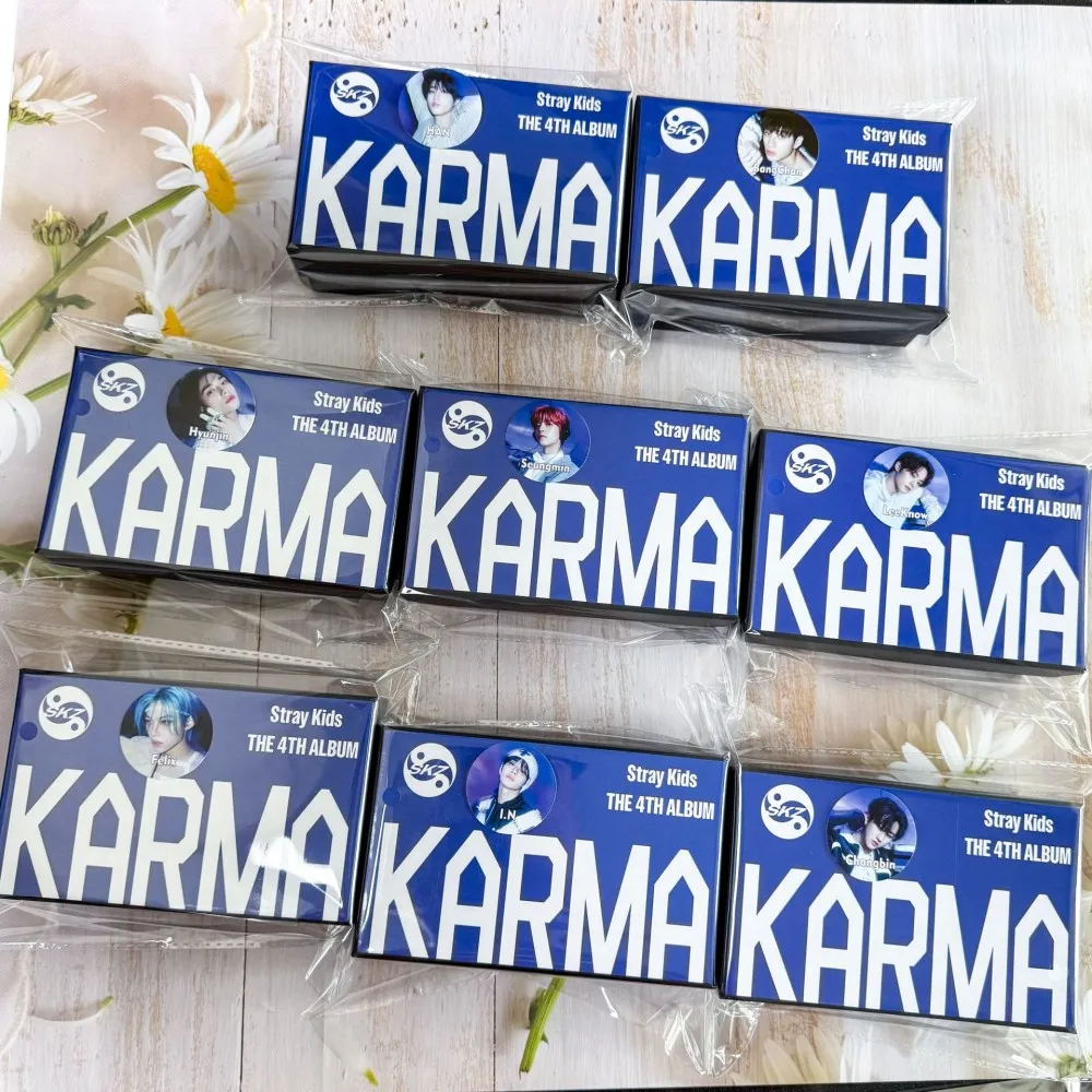 

StrayKids DO IT SKZOO KPOP Bang Chan Lee Yong Bok Hwang Hyun Jin KARMA Album Card Sticker Rope Set Gift Box Couple Gift Box