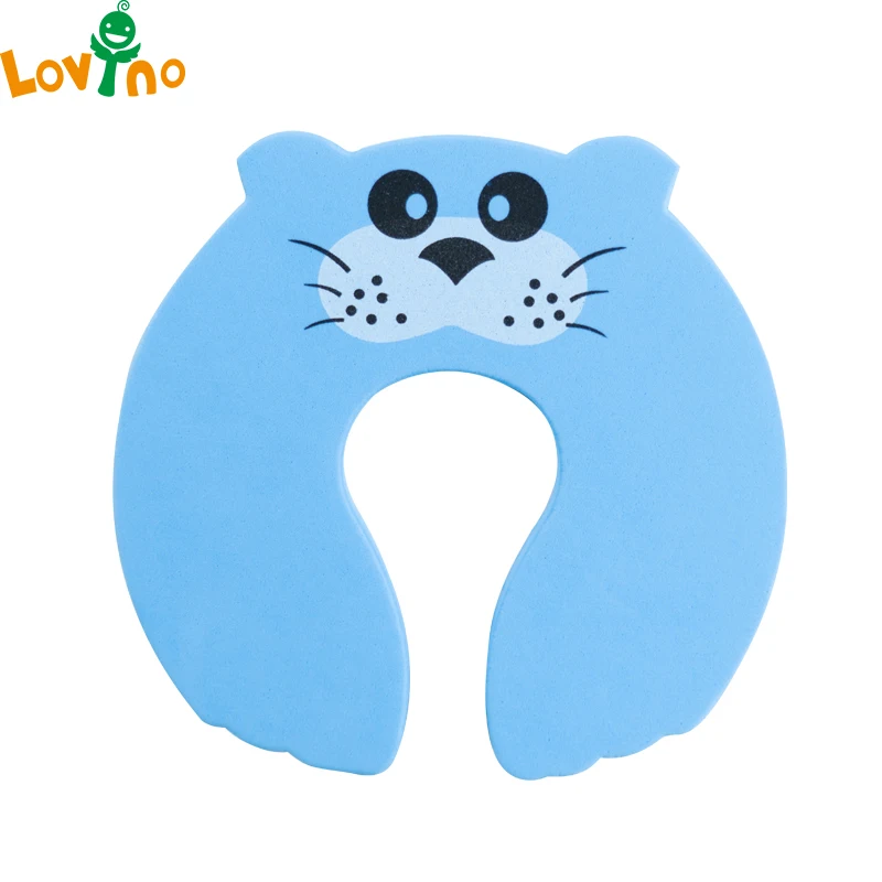 2PCS Child Safety Protection Baby Safety Cute Animal Security Card Door Stopper Baby  Care Child Lock Protection From Children