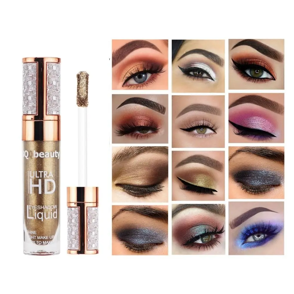 New Waterproof Metallic Eyeshadow Long Lasting Quick Drying Glitter Eyeshadow Shimmer Creamy Moisturizes Brightener Stick