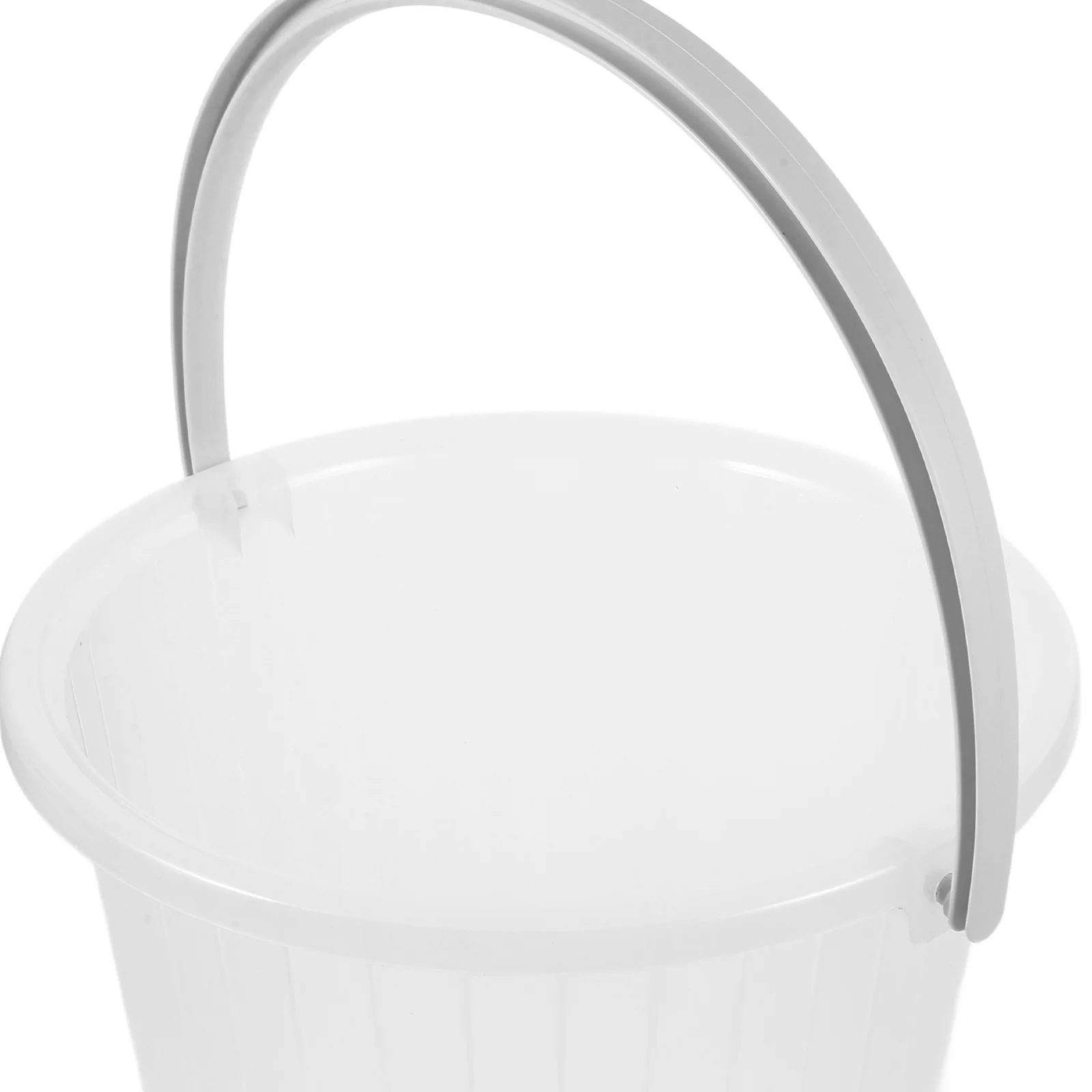 

Plastic Bucket With Handle Large Capacity Water Storage Bucket Portable For Home Car Washing Cleaning Beach Sand Gardening