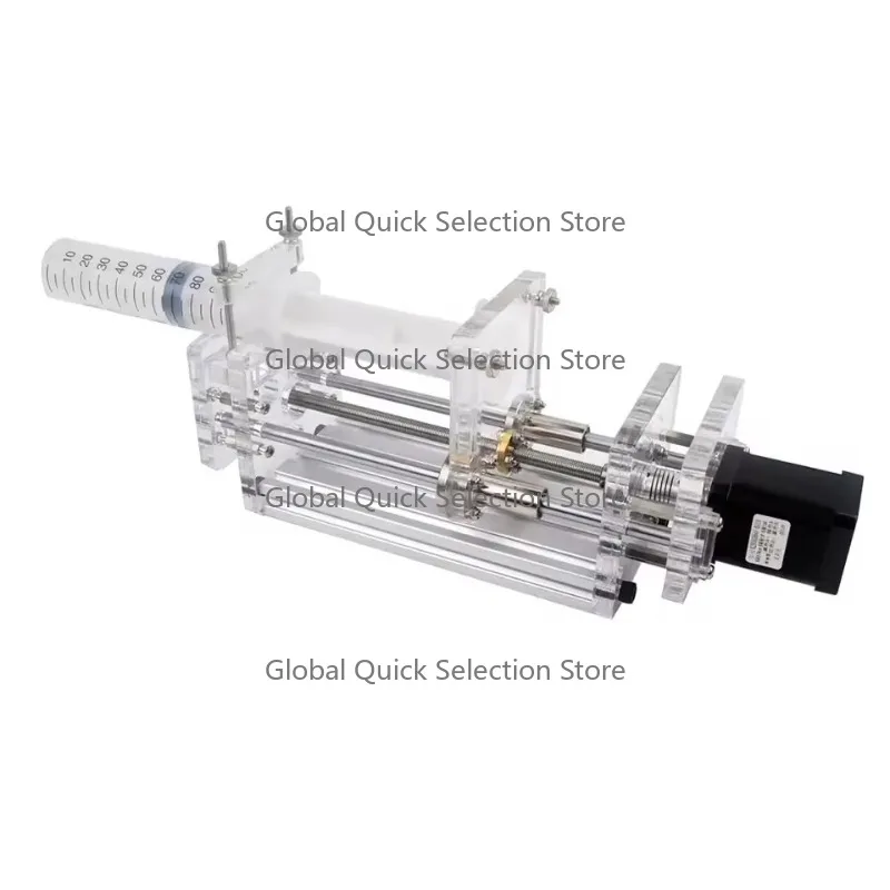 

Laboratory Mic-ro Syrin-ge Pump 1-150ML Precision Electric Propel Pump Desktop Inje-ction Pump Liquid Glue Dispenser DC 12V
