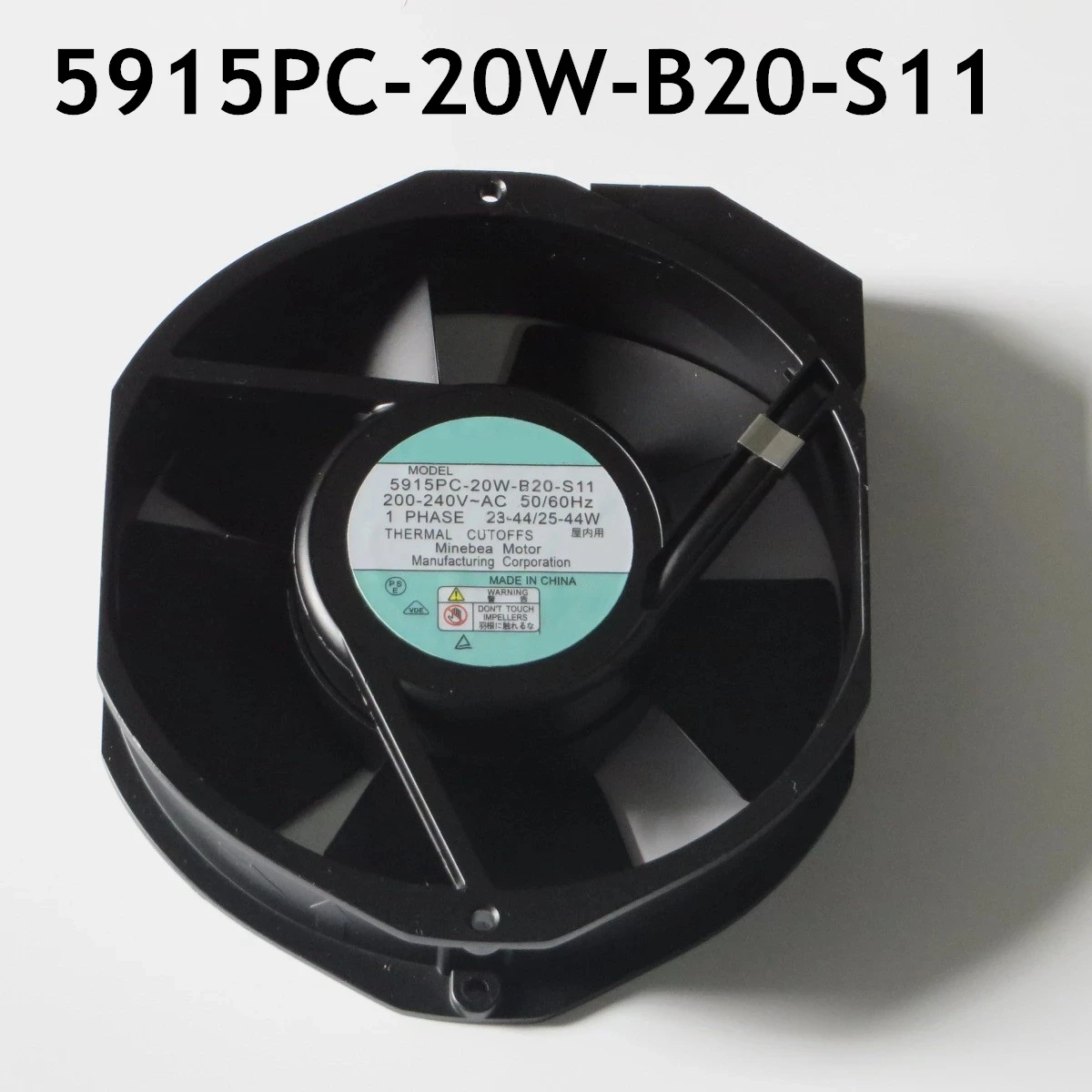 Cooling Fan NMB-MAT 5915PC-20W-B20-S11 240V 44W 172*150*38  2 Terminals