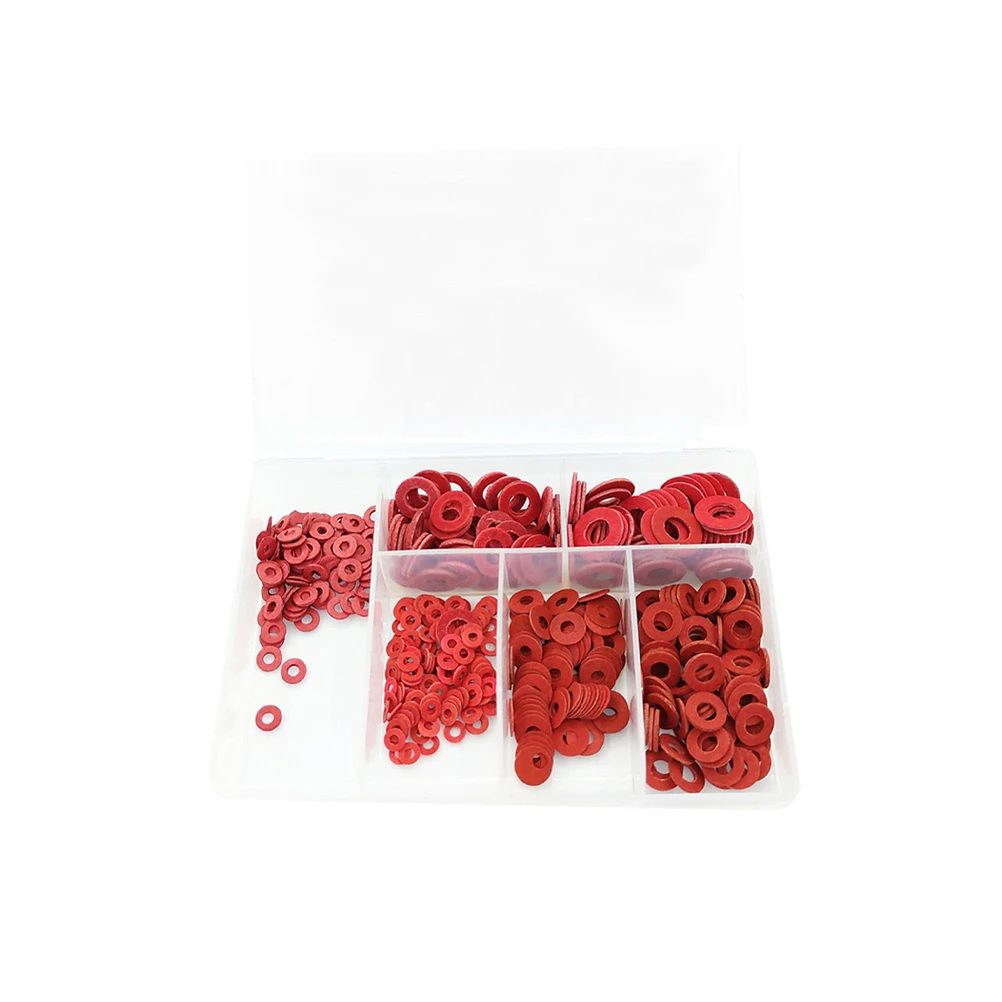 

500Pcs Insulation Washer Paper Set Boxed Gasket Flat Pad .5m3m4 M5 Suitable Electrical Appliances