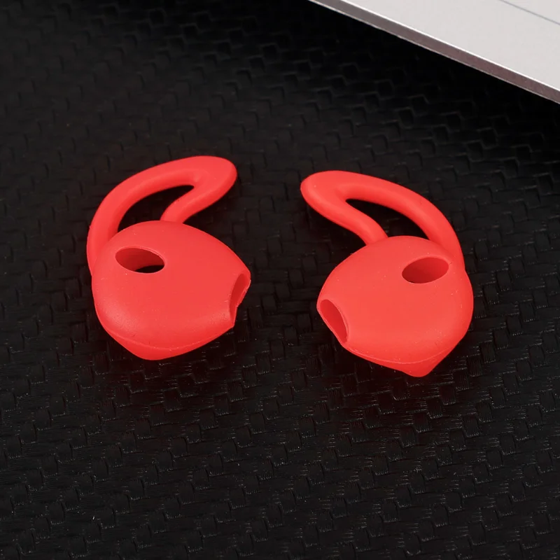 เคสหูฟังซิลิโคนสำหรับ airpods In-Ear, หูฟังป้องกันการลื่นเคสโทรศัพท์กันกระแทกจุกหูฟังพร้อมที่เกี่ยวหูสำหรับ airpods