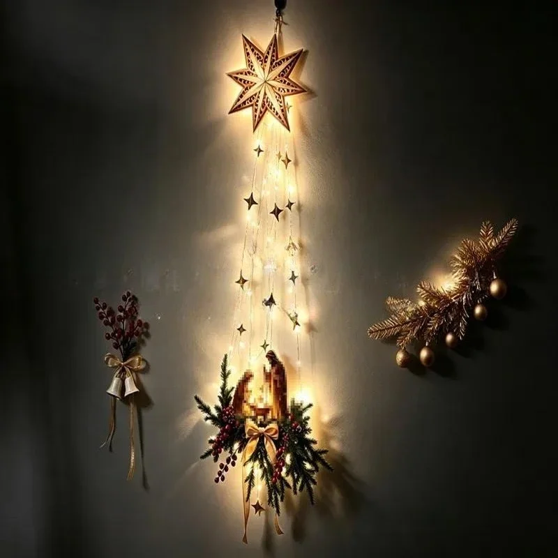 Cross-border new product Light-emitting birth scene wall decoration