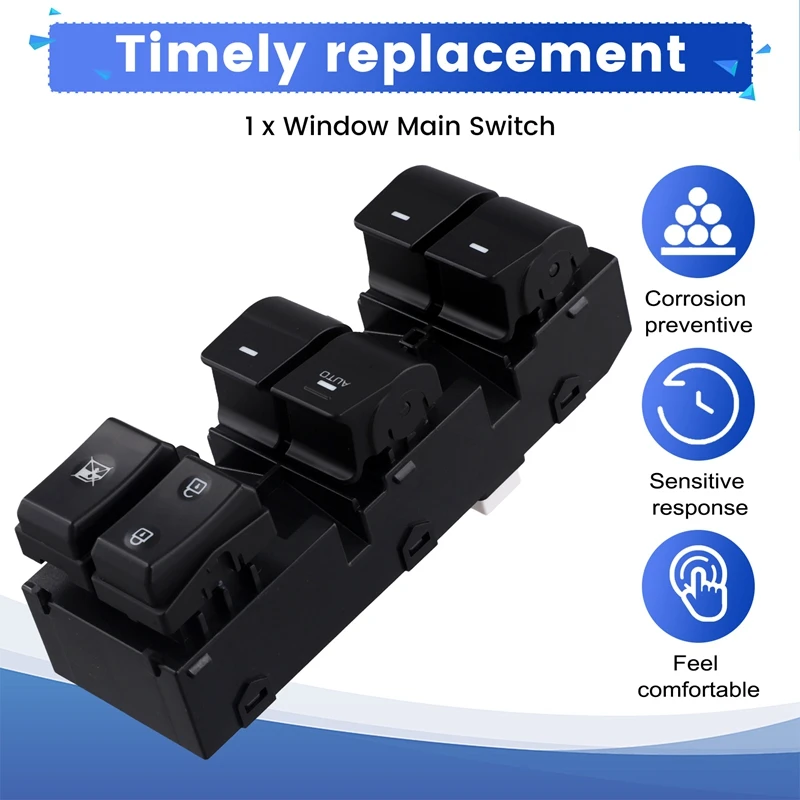 93570G20104X 현대 Ioniq Hybrid 2016-2022 용 자동차 파워 윈도우 메인 스위치