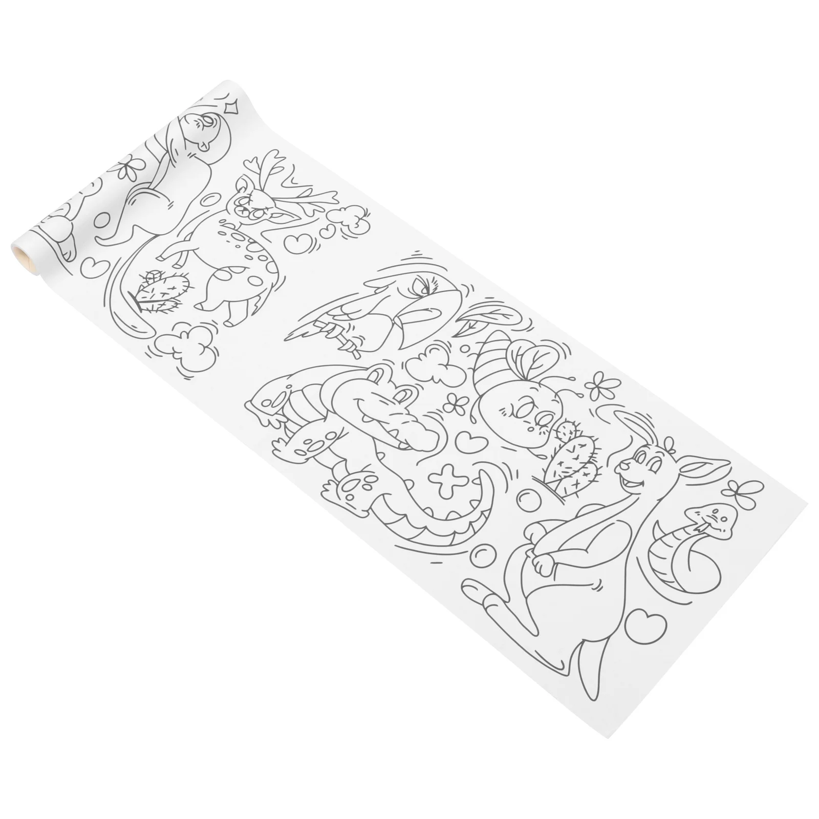 1 Roll Coloring Poster Large Paper Roll for Drawing Graffiti Painting Art Homework Sketch Wall Creative Activity