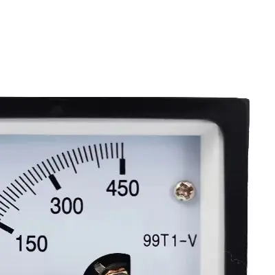 99T1-A Analog Panel Voltmeter AC 250V 300V 450V Class 1.5 Accuracy 4x4cm Face Industrial Power Control Equipment Testing Meter