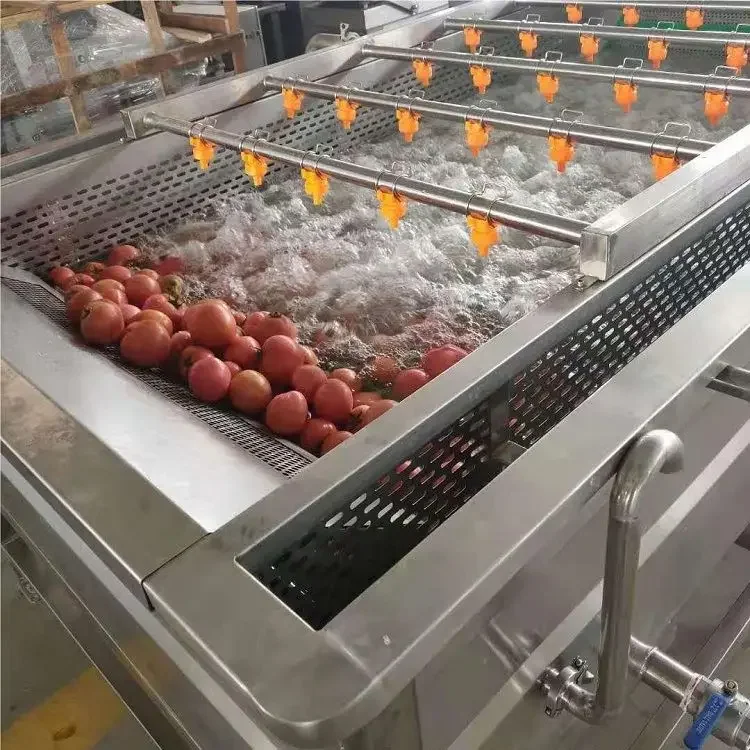 Factory Direct Ultrasonic Vegetable And Fruit Clean Machine Grapes Strawberry Bubble Washer Washing Machine For Restaurant