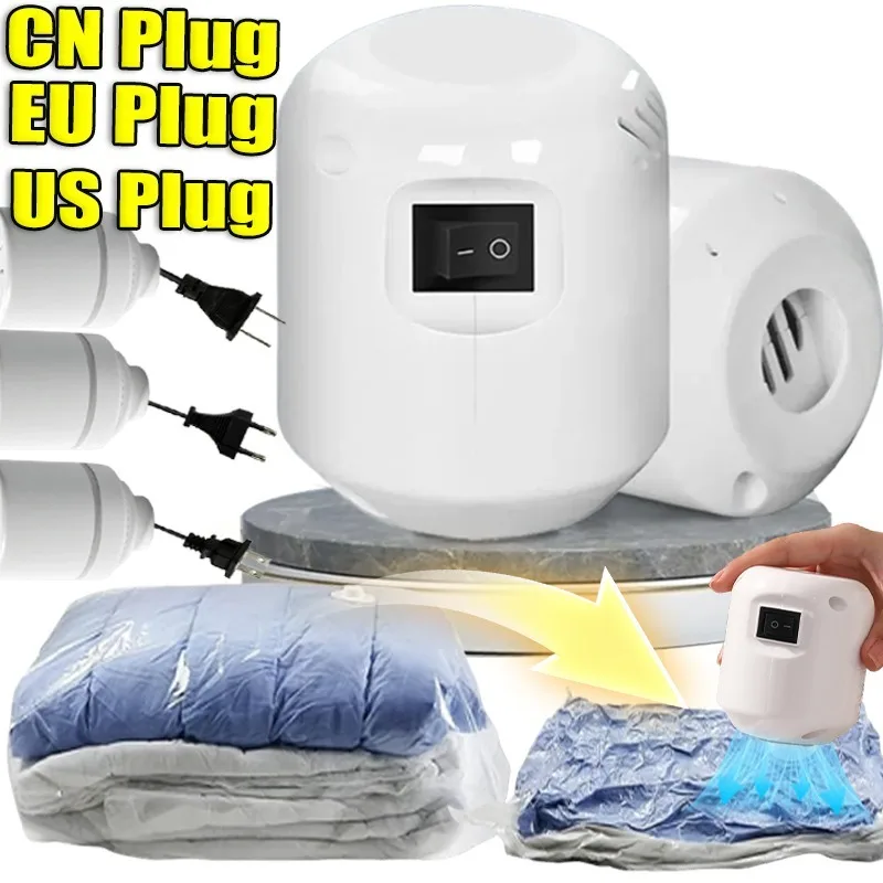 مضخة تفريغ عالمية حقيبة مضغوطة مضخة كهربائية السفر حقيبة فارغة مضخة المحمولة آلة سد الفراغ لحقيبة تخزين الملابس