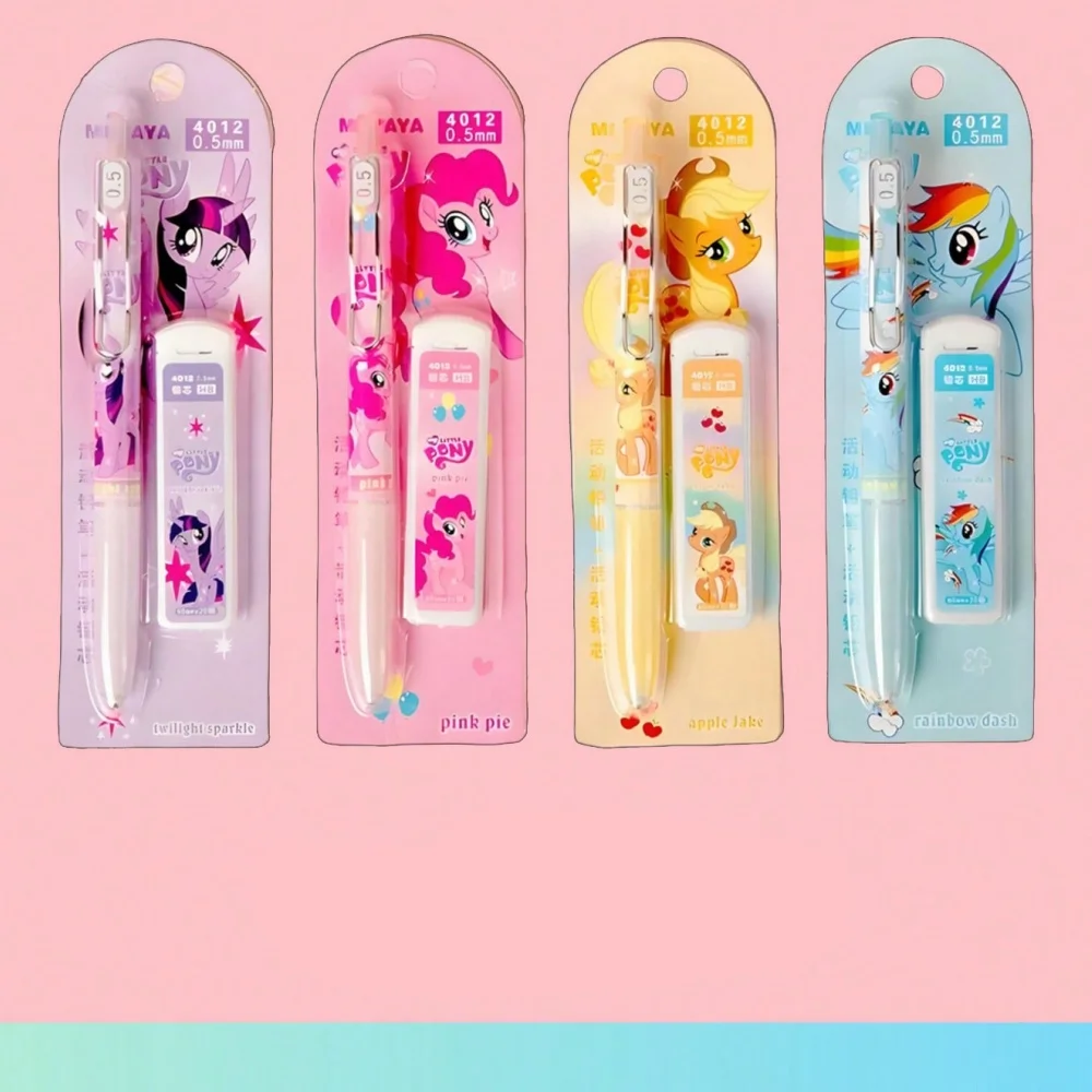 1/2/3/4pcs Set of Automatic Mechanical Pencils with Refills A cute cartoon mechanical pencil set designed for students - view 4