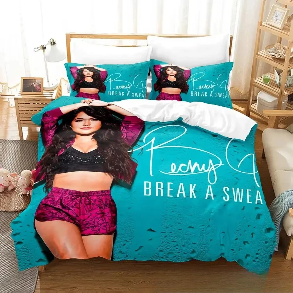 

3D Print Singer Becky G Bedding Set Boys Girls Twin Queen King Size Duvet Cover Pillowcase Bed boys Adult Home Textileextile