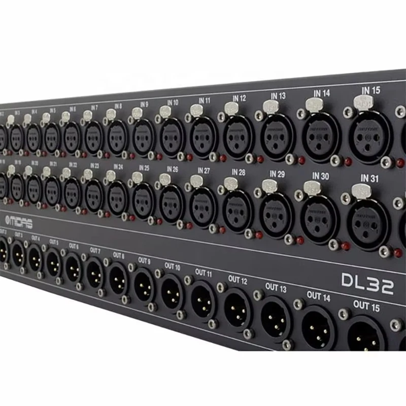 DL32 Stage Case 32 Inputs 16 Outputs Pa Sound System Music Equipment, Digital Stage Case for Midas M32 Series