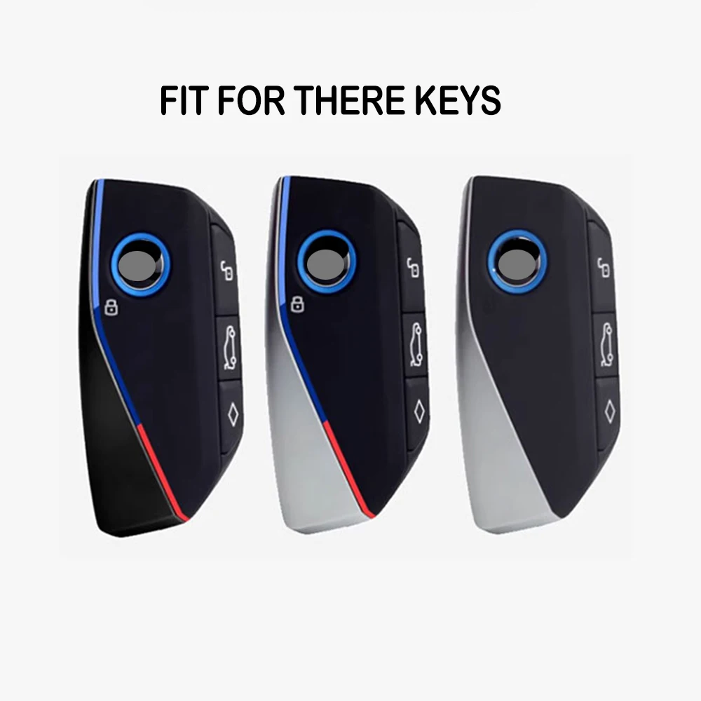 TPU Car Remote Key Case Cover For BMW X1 U11 X7 G07 XM G09 I7 G70 X5 G05 LCI IX IX40 I20 U06 G81 M3 Series 5 7 G60 2023 2024