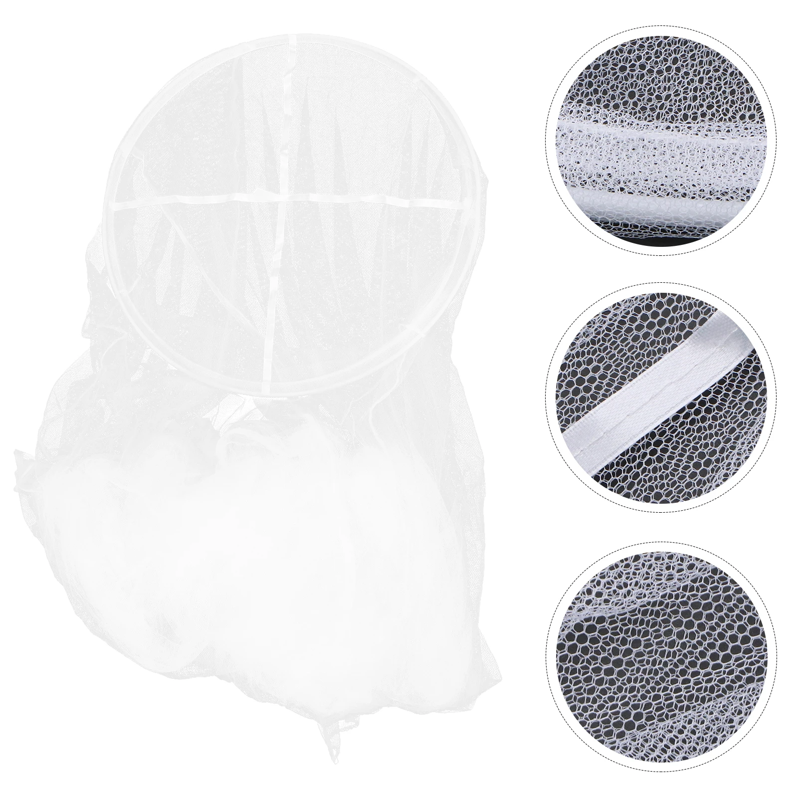 

Nursery Crib Mosquito Net for Bed Baby Toddler Canopy Netting Simple Beds White
