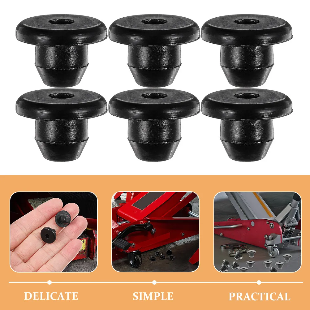 24Pcs Oil Seals Heavy Duty Rubber Jack Oil Plugs Leak Proof Hydraulic Floor Jack Seal Kit Accessories Replacement Parts