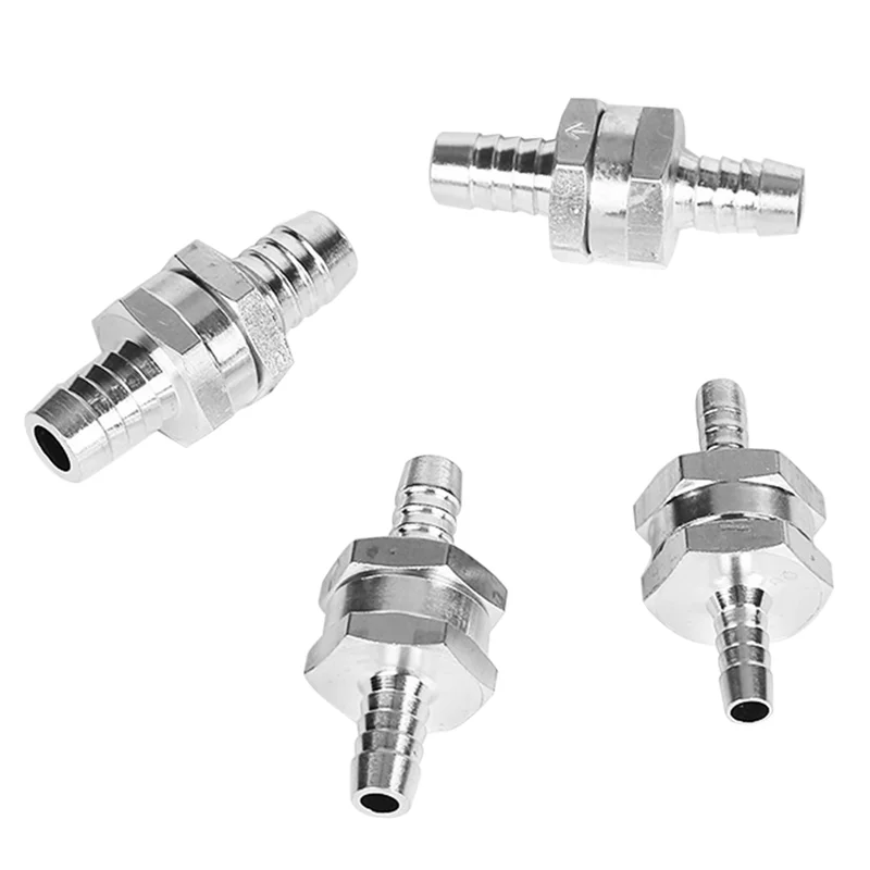 

A45M-4PCS Односторонний обратный клапан 6–12 мм, алюминиевый обратный клапан, двигатель на сырой нефте, используемый в корабах, грузовиках и т. д.