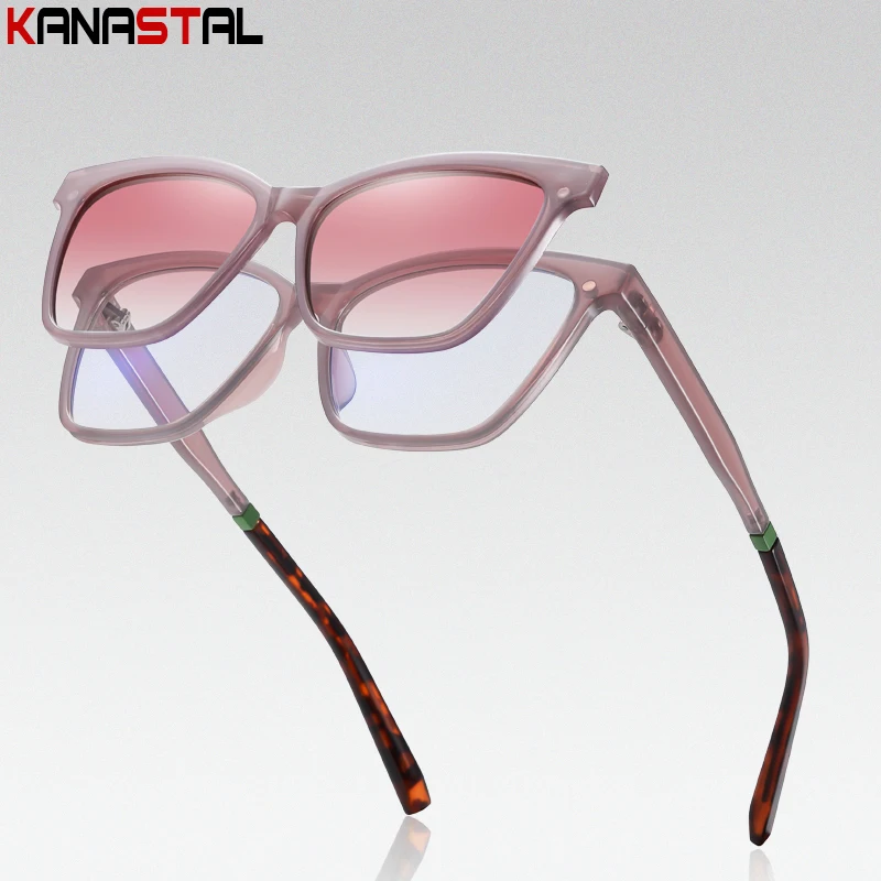 

Women Polarized Sunglasses Myopia Prescription Reading Glasses Men Blue Light Blocking Eyeglasses Frame TR90 Optics Lens Eyewear