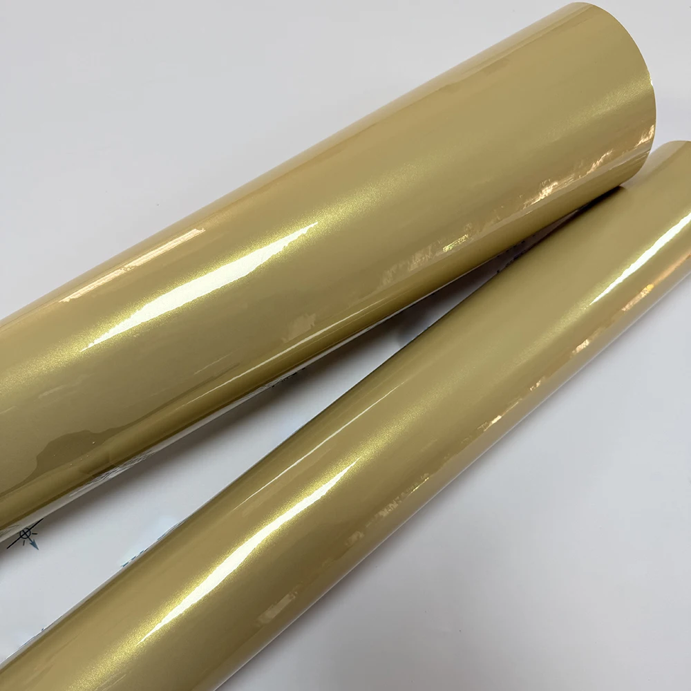 

Gloss Chameleon Coffee Yellow Car Sticker Vinyl Wrap Auto Body Color Change Wrapping Film Waterproof Anti-scratch Air Release