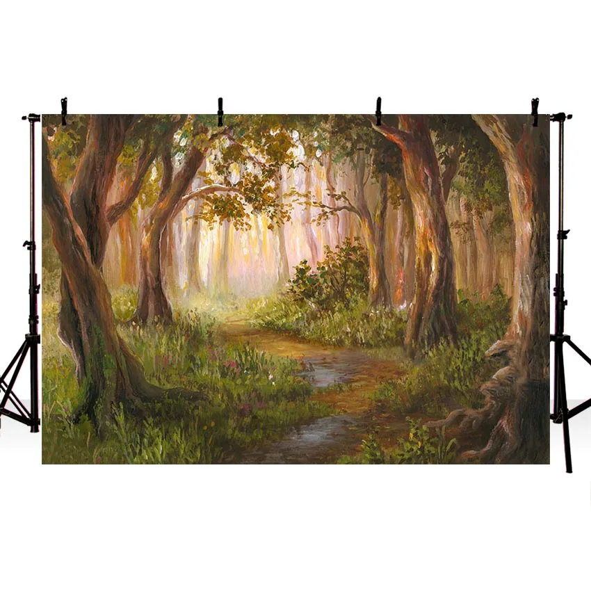 Mehofond-Photography-Background-Spring-Fairy-Enchanted-Flower-Fairytale-Forest-Jungle-Kids-Birthday-Party--Backdrop-Photo-Studio