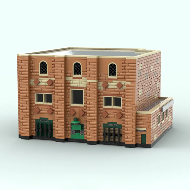 Medieval Castle Model MOC Building Bricks Retro Hotel Architecture Modular Technology Gifts Holiday Assemble Children Toys Suit