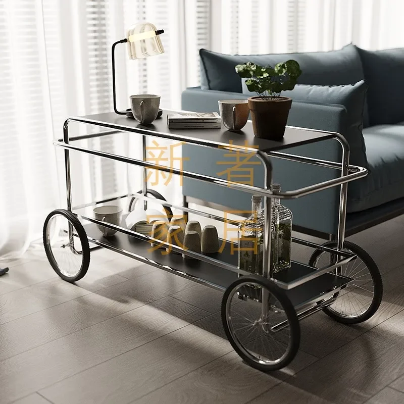 Movable Dining Cart Wheels, Carts With Drawers, Antique Side Tables, Restaurant Seasoning Table