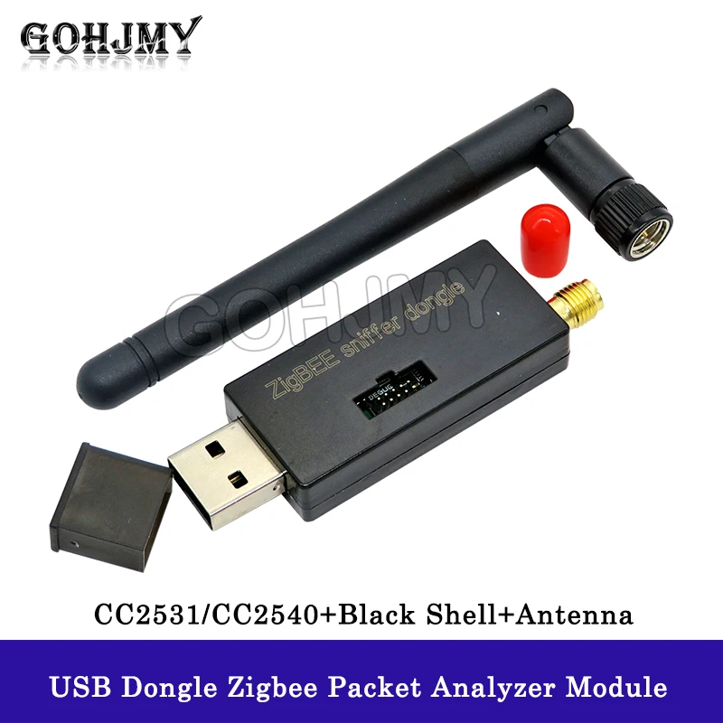 Wireless Zigbee CC2531 CC2540 Sniffer Bare Board Packet Protocol Analyzer USB Interface Dongle Capture Packet Module + Antenna