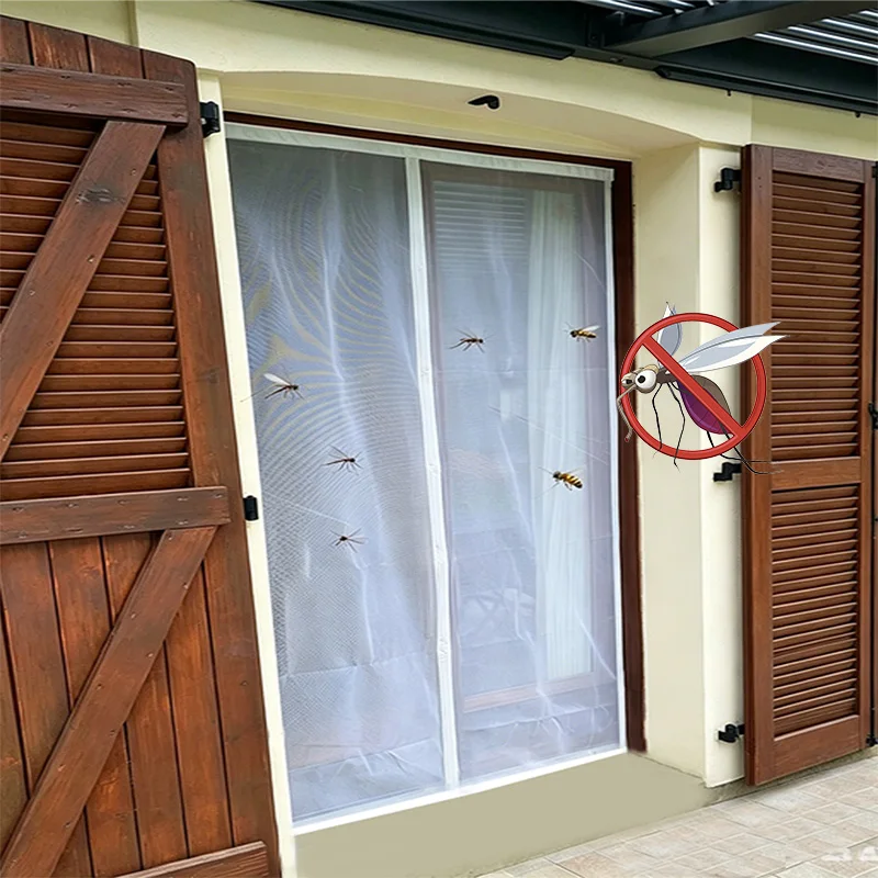 Magnetic Screen Door Mosquito Net Curtain Fly Insect Automatic Closing Invisible Mesh For Indoor Living Room Insect Mosquito Net