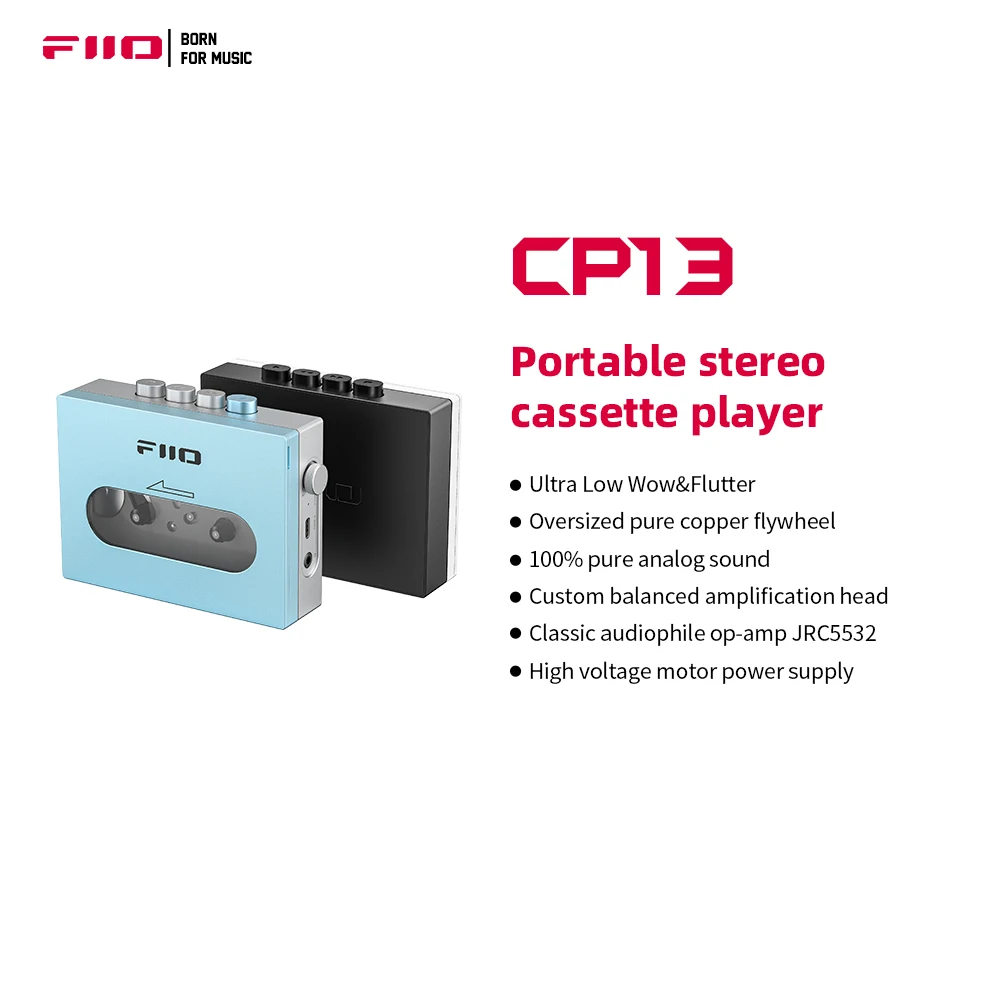 FiiO CP13 портативный стерео кассетный