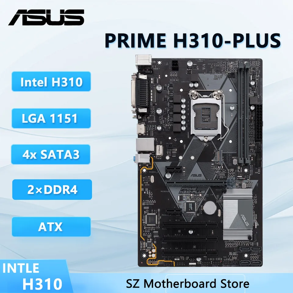ASUS PRIME H310-PLUS Motherboard LGA 1151 DDR4