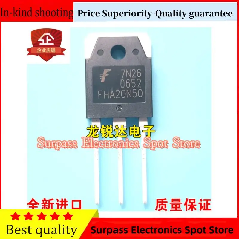 10PCS-100PCS   FHA20N50 TO-3P MOS 20A 500V  Price Superiority-Quality guarantee