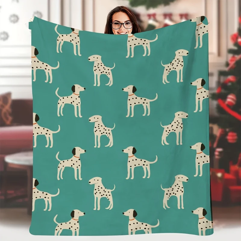 Long Haired Dachshund Silhouette Throw Blanket,Warm Lounge,Bedroom Decor,Camping Layer,Birthday Anniversary Home Casual Favor