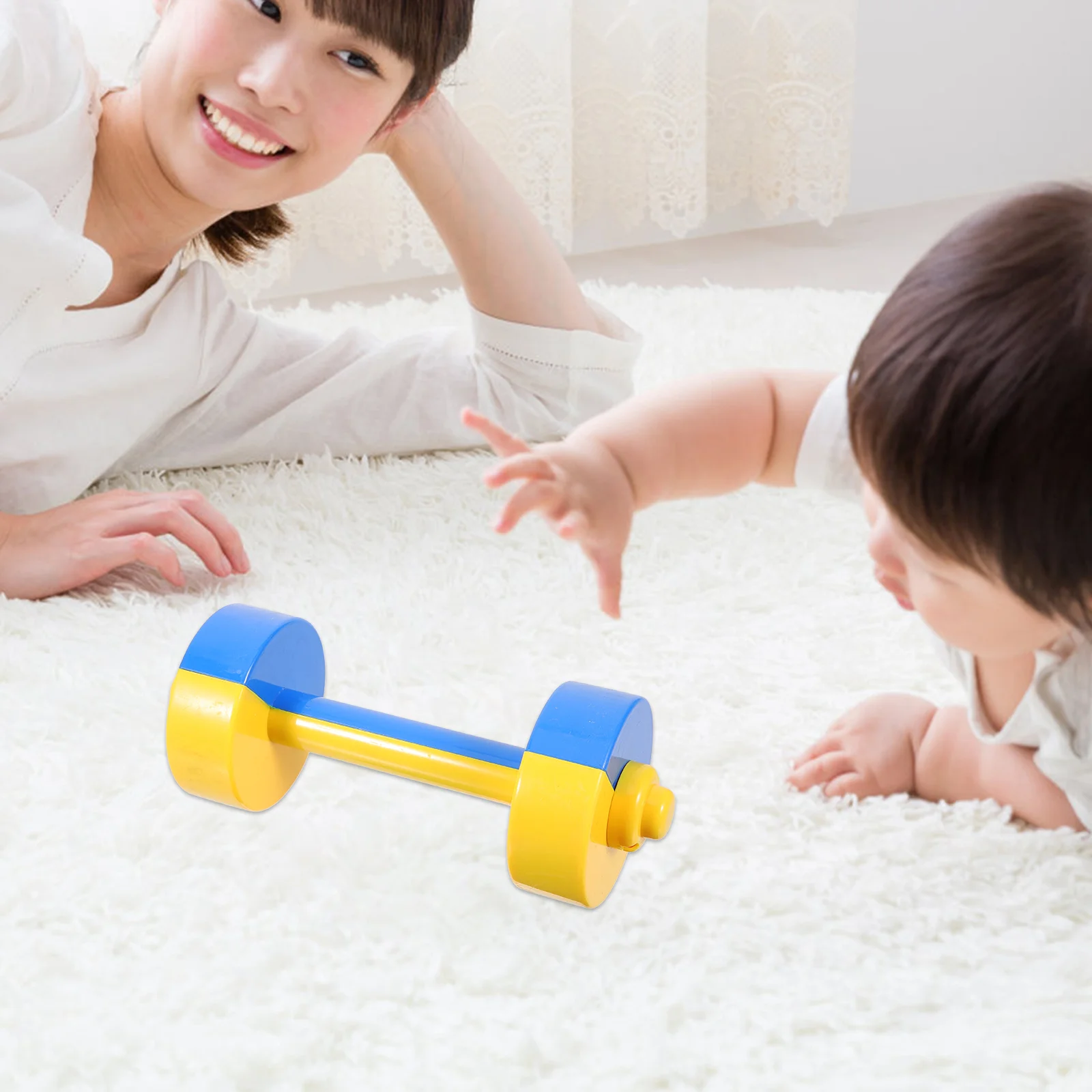 Mancuernas para niños para Fitness, juego de juguetes exteriores, suministros, mancuernas musculares para brazos, mancuernas para niños pequeños