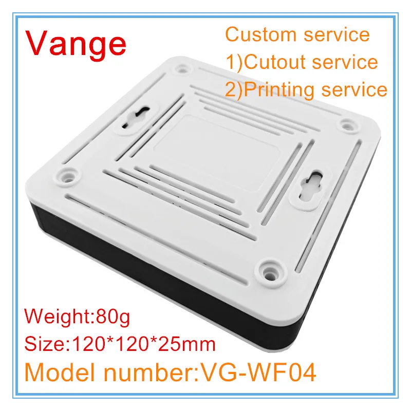Vange PCB project box 120*120*25mm ABS plastic diy enclosure