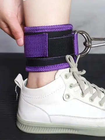 Fitness Ankle Straps Adjustable D-Ring Support Cuffs Gym Leg Strength Workouts Pulley With Buckle Sports Guard Safety Abductors