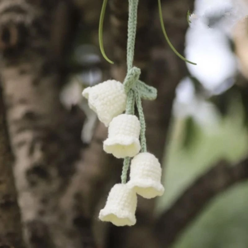 

Новинка 2025 года, мини-вешалка для растений в технике макраме, зеркало заднего вида, автомобильное цветочное очаровательное