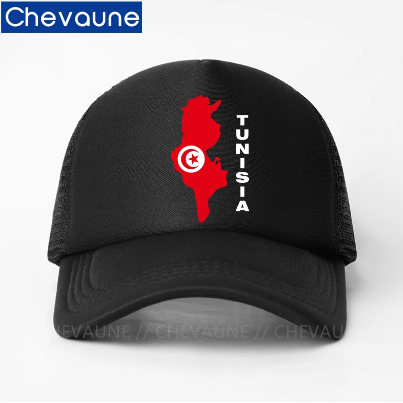 Tunisia Funny Baseball Caps Summer Men Cool Country Flag Hat Baseball Caps Unisex Outdoor Mesh Net Tunisia Nation Footballer Cap