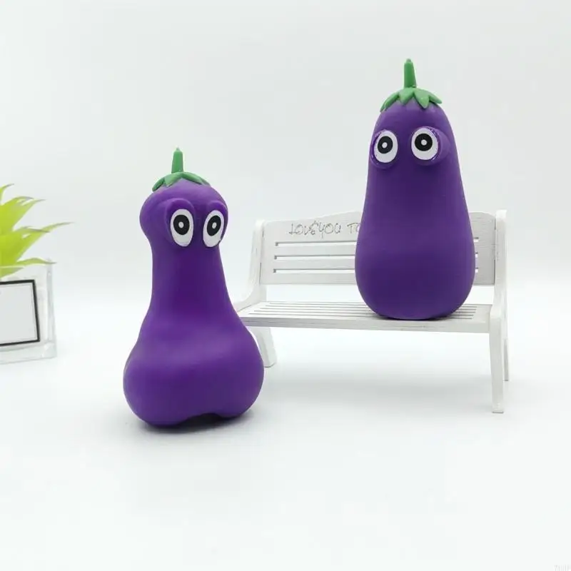 76HF Vervormbare Squeeze Stressbal Voor Volwassenen Kinderen Met Langzaam Terugkaatsende Komkommer Anti Angst Zintuiglijk