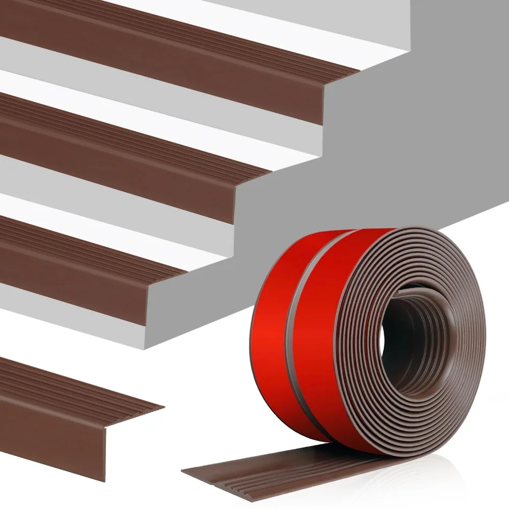

Portable High Quality 100cm Stair Edge Trim Self-Adhesive Non-Slip Stair Edge Protector Flexible Corner Trim Indoor Outdoor